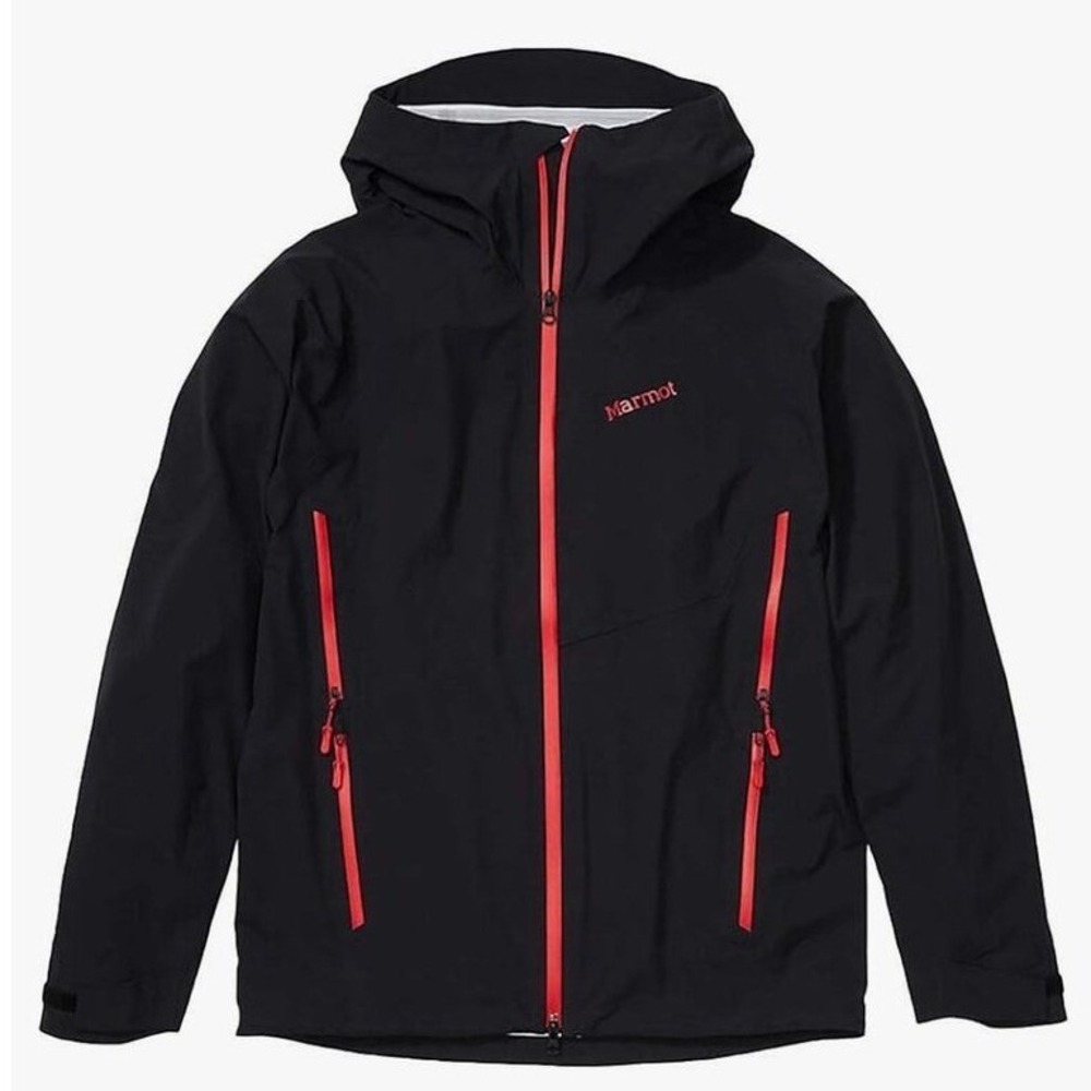 Marmot Keele Peak Jacket Mens Medium‎ Black N41040 Pertex Shield Technical Shell